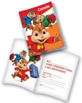 Convite Aniversário Alvin E Os Esquilos Com 8 Festcolor