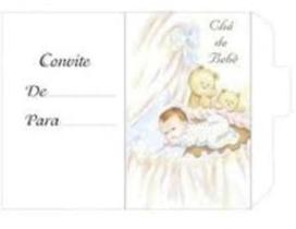 Convite Chá De Bebê C-084 Com 10 Litoarte