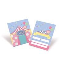 Convite Cromus Circo Rosa C/8 Unidades