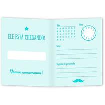 Convite de Chá de Bebê Homenzinho - 10 unidades - Regina - Rizzo