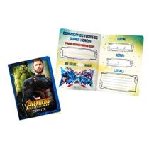 Convite Festa Avengers- Pacote com 8 unidades Convite Festa Avengers- Pacote com 8 unidades