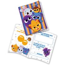 Convite Festa Bolofofos - 08 unidades - Festcolor Convite Festa Bolofofos - 08 unidades - Festcolor