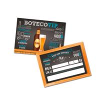 Convite Festa Boteco- Pacote com 8 unidades