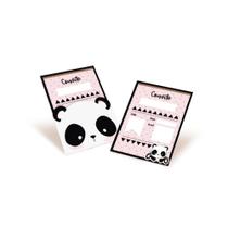 Convite Festa Panda - 8 unidades - Cromus - Rizzo Festas Convite Festa Panda - 8 unidades - Cromus - Rizzo Festas