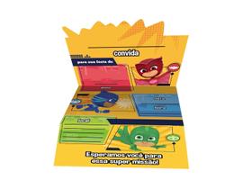 Convite Festa PJ Masks - 08 unidades - Regina - Rizzo Festas Convite Festa PJ Masks - 08 unidades - Regina - Rizzo Festas