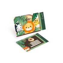 Convite - Festa Safari 2 - 08 unidades - Cromus - Rizzo Festas Convite - Festa Safari 2 - 08 unidades - Cromus - Rizzo Festas