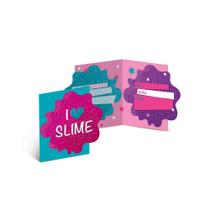 Convite Festa Slime - 8 unidades - Cromus - Rizzo Festas
