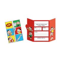 Convite Festa Turma da Mônica - 8 unidades - Festcolor - Rizzo Festas
