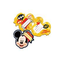 Convite Grande Mickey Clássico C/8 Unidades - Regina Convite Grande Mickey Clássico C/8 Unidades - Regina