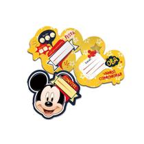 Convite Mickey Clássico 8 Un - Aluá Festas Convite Mickey Clássico 8 Un - Aluá Festas