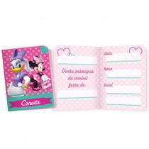Convite Minnie Mouse Rosa C/8 Regina