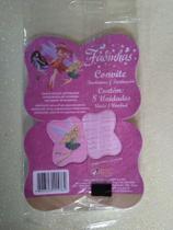 Convite para aniversário Fadinhas c/ 8