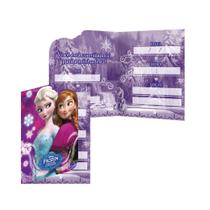 Convite Pequeno Frozen Aventura Congelante C/8 Unidades - Regina