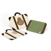 Convite Safari 16x13,6 Pt Com 8 Un 23010674 Oportunidade