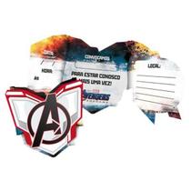 Convite Vingadores C/8 Regina
