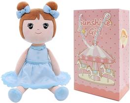 Conzy Baby Dolls Presentes para meninas 17 polegadas Pelúcia Boneca De Pelúcia Boneca Boneca Soft Ragdoll para Criança Infantil com Saco de Presente