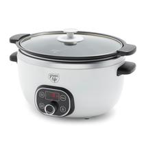 Cook Duo GreenLife - Panela Elétrica Slow Cooker 6QT Cerâmica Antiaderente, Livre de PFAS