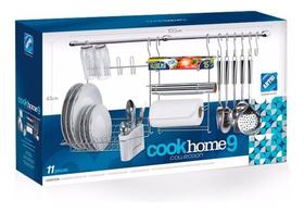 Cook Home 9 Barra Suspensa Cozinha C/ 11 Peças - Arthi