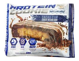 Cookie Com Whey Protein Tech Cacau Com Recheio De Coco Cookie Com Whey Protein Tech Cacau Com Recheio De Coco