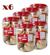 Cookie Misto Amend/gergelim 420g Kanazawa- (Kit com 6)