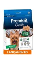 Cookie Premier Caes Adultos Racas Pequenas Coco e Aveia 250 Gr - Premier Pet