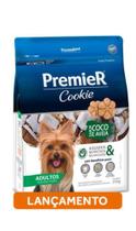 Cookie Premier Caes Adultos Racas Pequenas Coco e Aveia 250 Gr - Premier Pet Cookie Premier Caes Adultos Racas Pequenas Coco e Aveia 250 Gr - Premier Pet