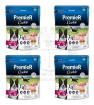 Cookie Premier Pet Fit Frango Com Batata Doce Cães Kit 4un