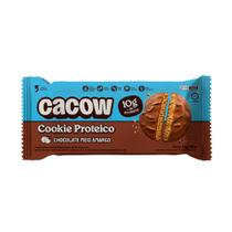 Cookie Proteico Cacow Sabor Chocolate Meio Amargo com 10g de Proteína 40g