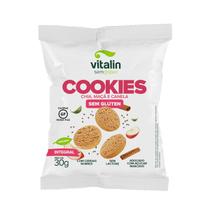 Cookie Sabor Chia, Maça e Canela 30g - Vitalin