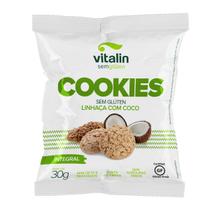 Cookie Sabor Linhaça com Coco 30g - Vitalin