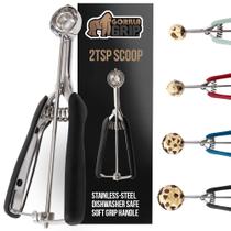 Cookie Scoop Gorilla Grip em aço inoxidável 10mL preto