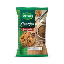 Cookie Sem Glúten Baunilha com Chocolate display com 10 un. de 80g - Vitao 656
