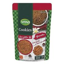 Cookies Baunilha com Gotas Sabor Chocolate Meio Amargo Sem Glúten Zero Lactose Vitao 80 g