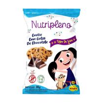 Cookies com Gotas de Chocolate Sem Glúten Vegano Nutripleno 30g