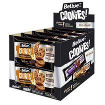 Cookies de Baunilha com Chocolate Zero Açúcar - Belive - 10 Pacotes de 67g