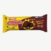 Cookies Double Choco Com Gotas De Chocolate Aminna 100 g