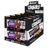Cookies Double Chocolate Zero Açúcar Belive - 10 Pacotes de 80g
