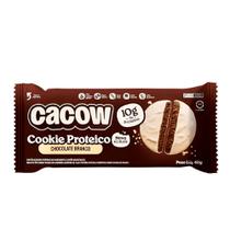 Cookies Proteico All Black Chocolate Branco Cacow 40g Cookies Proteico All Black Chocolate Branco Cacow 40g