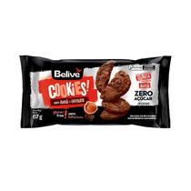 Cookies Zero Açúcar Avelã e Chocolate Belive - 10 Unidades 67g