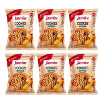 Cookies Zero Açúcar de Damasco e Chocolate Jasmine - Pacote com 6 unidades de 120g