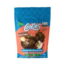 Cookies Zero Sabor Maçã E Canela Com Cobertura De Chocolate 120g Vitao