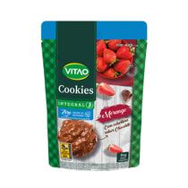 Cookies Zero Sabor Morango Com Cobertura Chocolate 80g Vitao