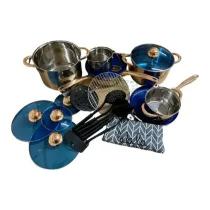 Cookmax Jogo Panelas Cerâmica Inox 7 Camadas