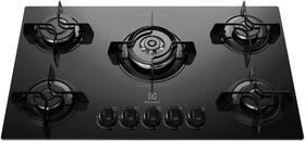 Cooktop 05 bocas tripla chama gas bivolt electrolux