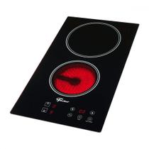 Cooktop 2 Bocas Elétrico Mesa Vitrocerâmica Touch 220v Preto - Fischer Cooktop 2 Bocas Elétrico Mesa Vitrocerâmica Touch 220v Preto - Fischer