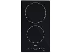 Cooktop 2 Bocas Elétrico Midea Touch Preto Cooktop 2 Bocas Elétrico Midea Touch Preto