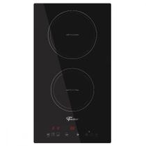 Cooktop 2 Bocas Fischer Indução Vitrocerâmica Touch Preto 220V Cooktop 2 Bocas Fischer Indução Vitrocerâmica Touch Preto 220V