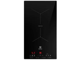 Cooktop 2 Bocas Indução Electrolux Vitrocerâmico Touch Preto Acendimento Automático IE3LP