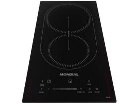 Cooktop 2 Bocas Indução Mondial Touch Preto Acendimento Automático CTI-02 Cooktop 2 Bocas Indução Mondial Touch Preto Acendimento Automático CTI-02