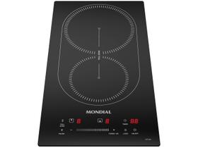 Cooktop 2 Bocas Indução Mondial Touch Preto Acendimento Automático CTI-02